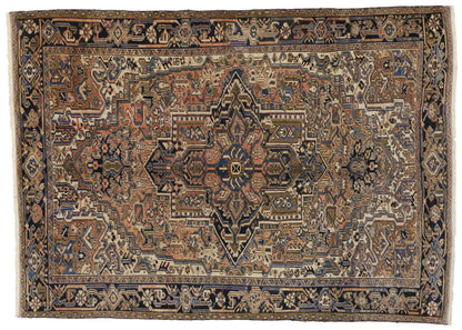 7 x 10 Vintage Persian Heriz Rug 76320