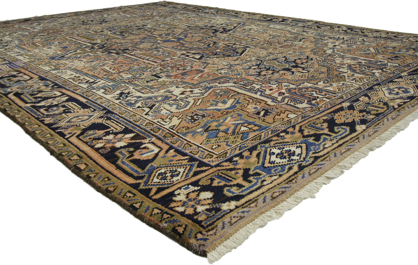 7 x 10 Vintage Persian Heriz Rug 76320