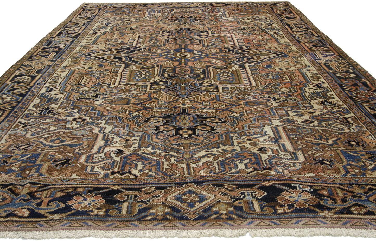 7 x 10 Vintage Persian Heriz Rug 76320