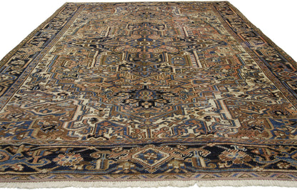 7 x 10 Vintage Persian Heriz Rug 76320
