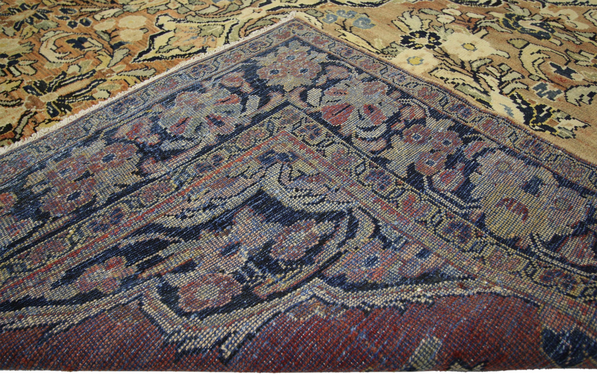 8 x 11 Vintage Persian Mahal Rug 76321