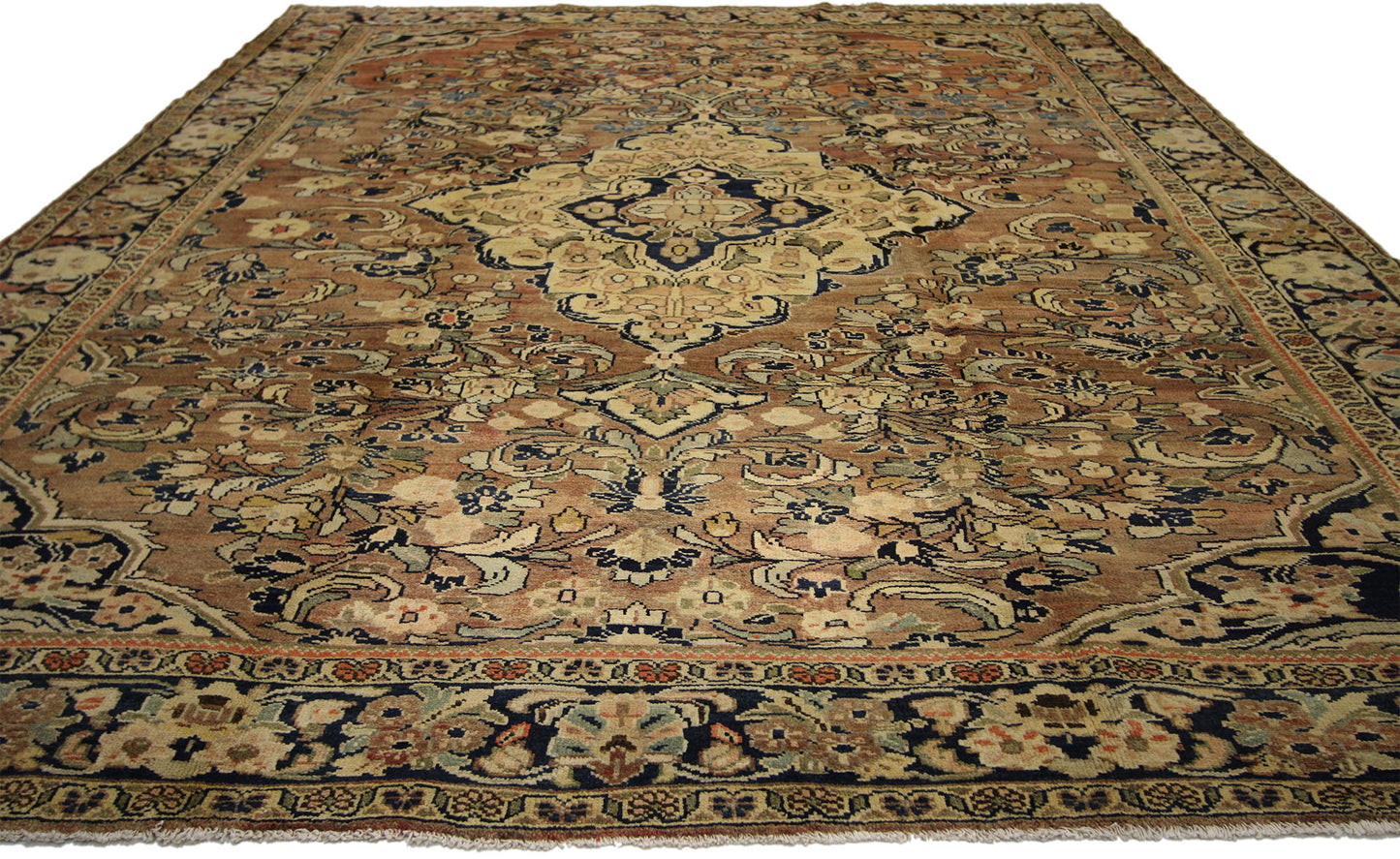 8 x 11 Vintage Persian Mahal Rug 76321