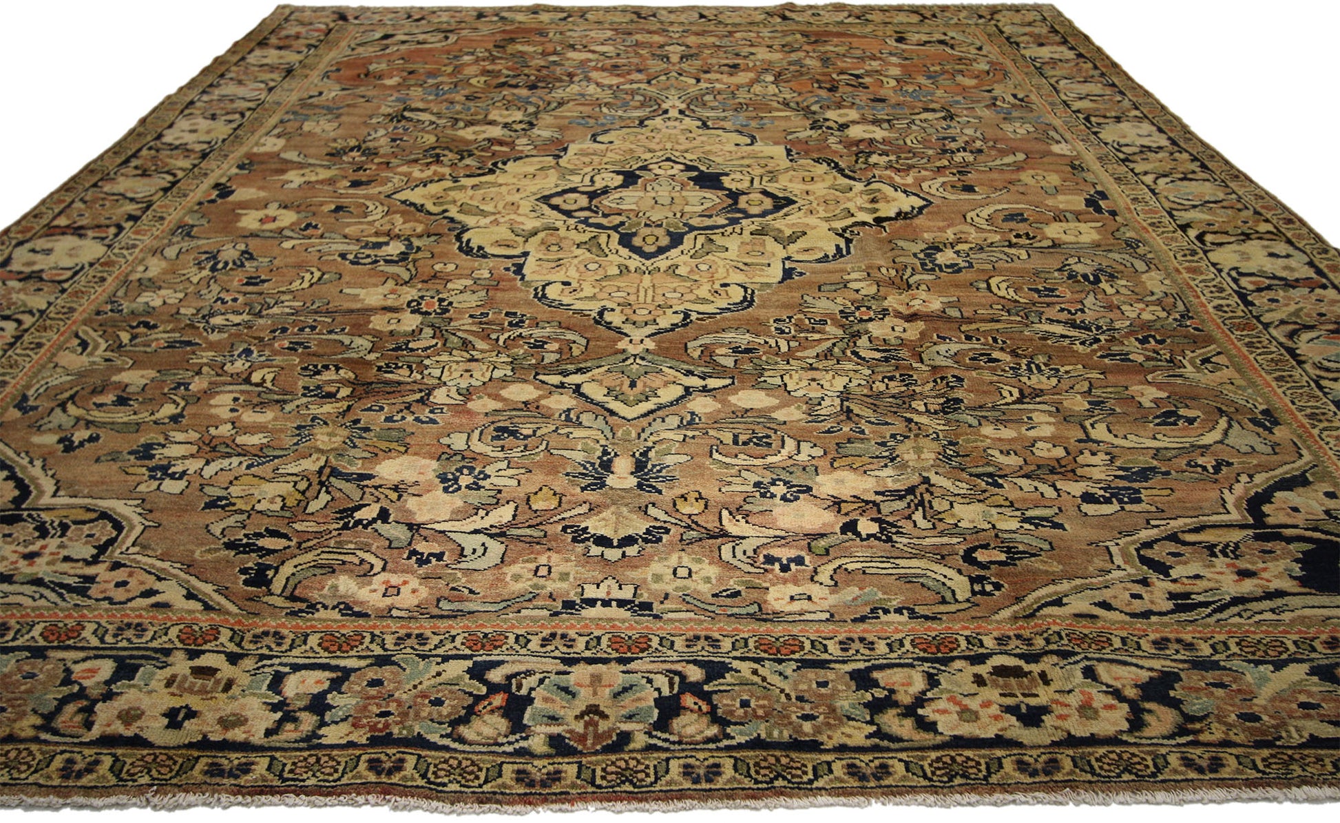 8 x 11 Vintage Persian Mahal Rug 76321