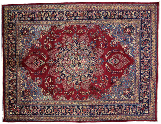 10 x 13 Vintage Mashad Rug 76330