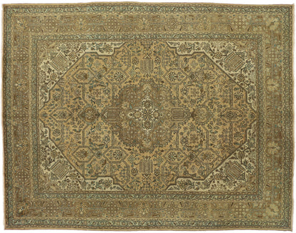 10 x 13 Vintage Persian Tabriz Rug 76334