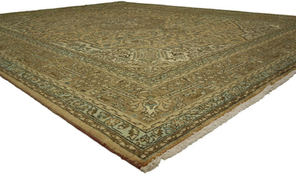 10 x 13 Vintage Persian Tabriz Rug 76334