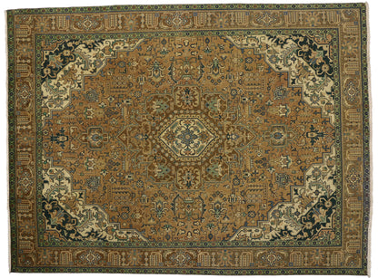 9 x 13 Vintage Persian Tabriz Rug 76342