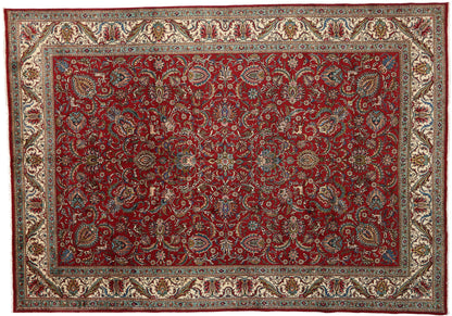 11 x 16 Vintage Persian Tabriz Rug 76352