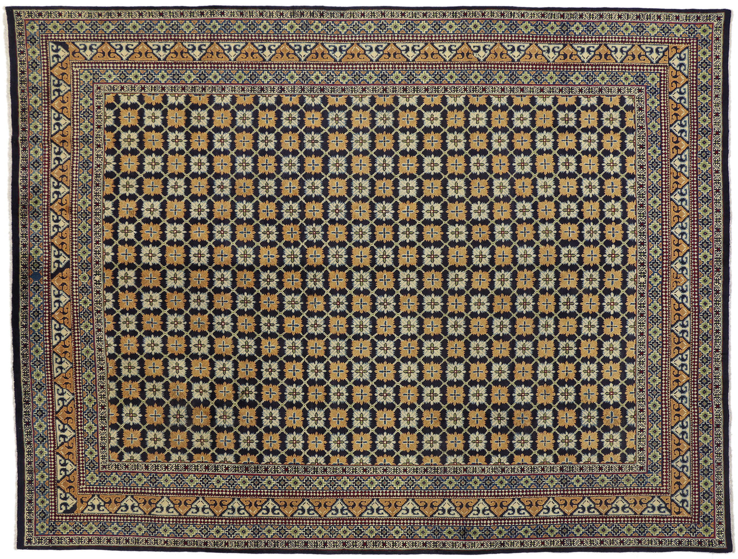 10 x 13 Vintage Mashad Rug 76354