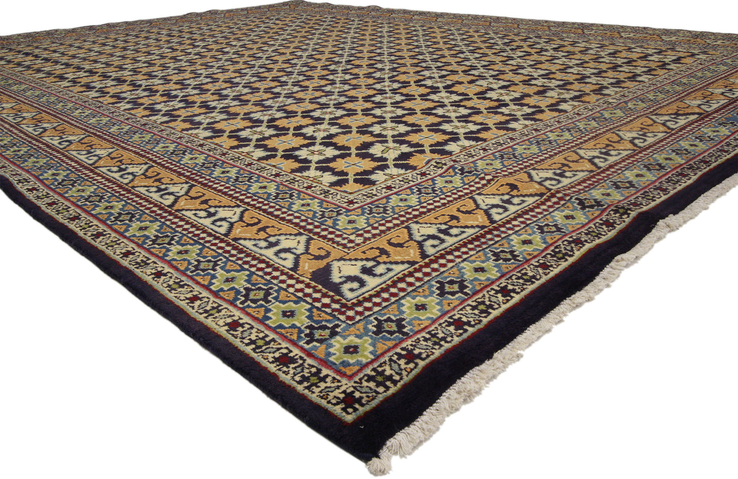 10 x 13 Vintage Mashad Rug 76354