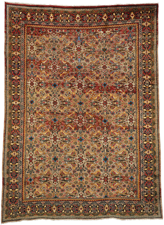 9 x 13 Vintage Persian Mahal Rug 76355