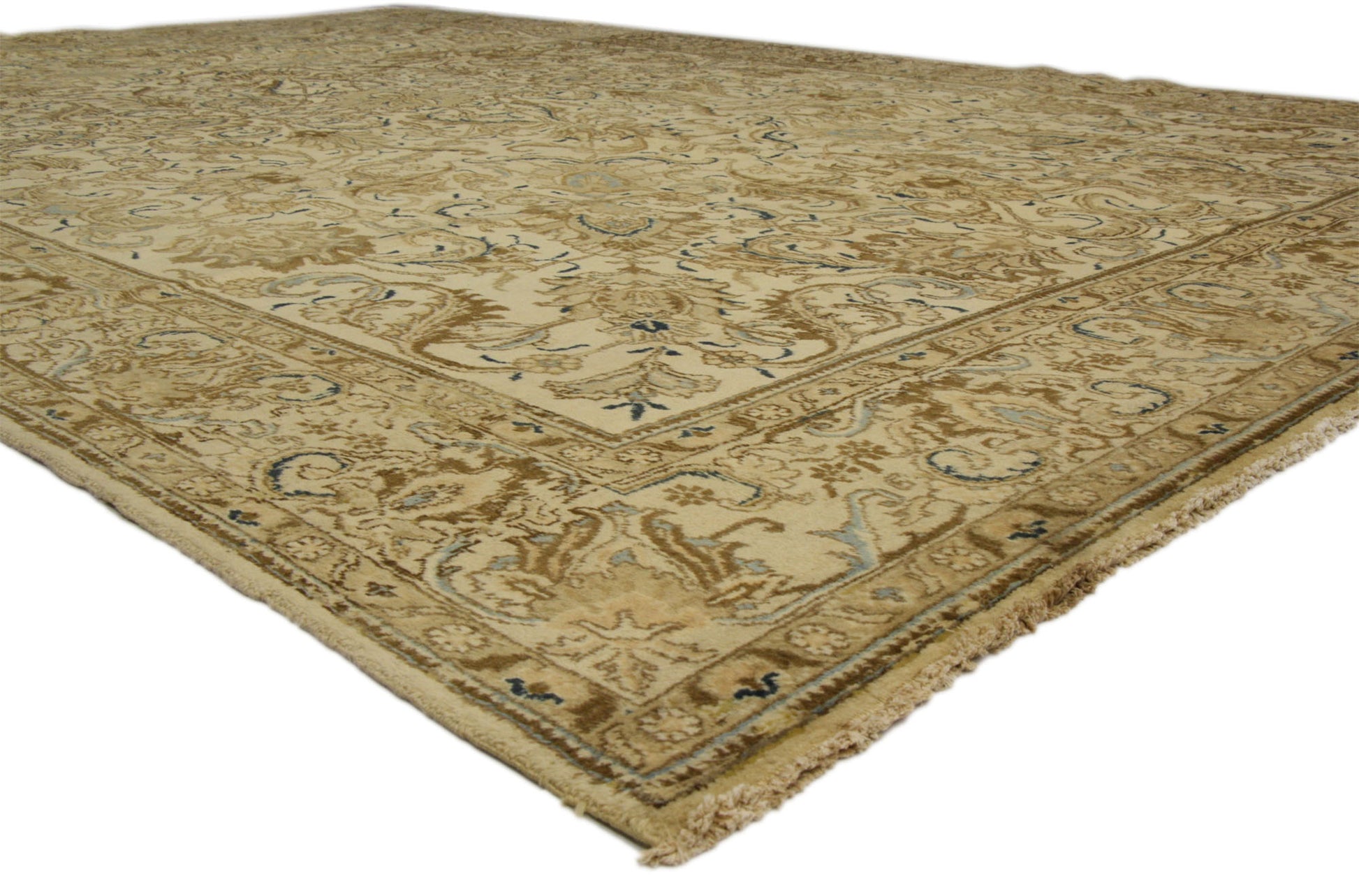 11 x 16 Vintage Persian Tabriz Rug 76357