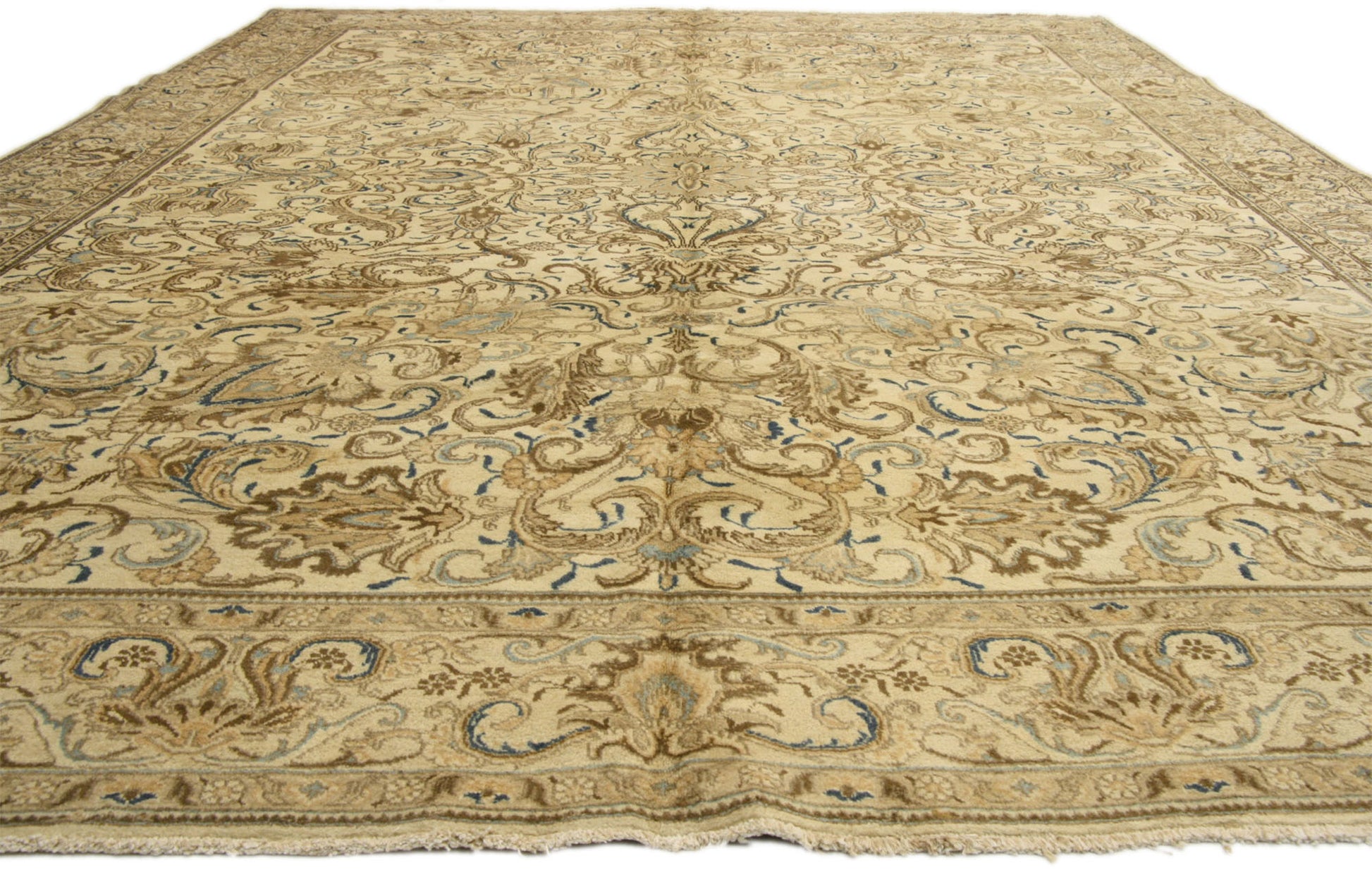 11 x 16 Vintage Persian Tabriz Rug 76357