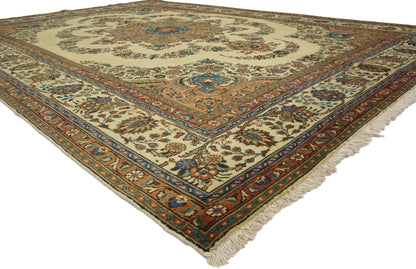 8 x 12 Vintage Persian Tabriz Rug 76362