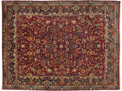10 x 13 Vintage Persian Mashad Rug 76363