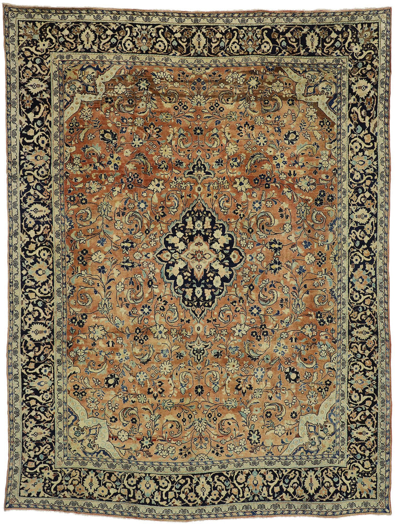 11 x 14 Vintage Persian Mahal Rug 76378