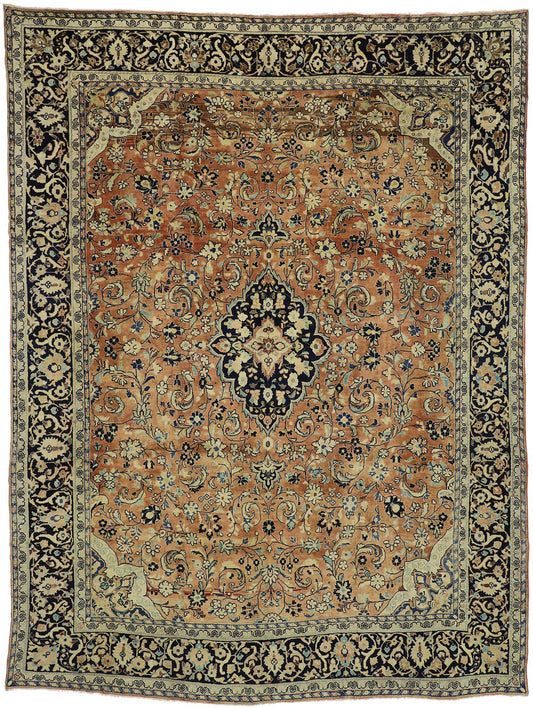 11 x 14 Vintage Persian Mahal Rug 76378