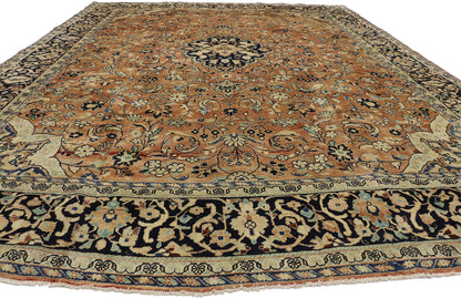 11 x 14 Vintage Persian Mahal Rug 76378