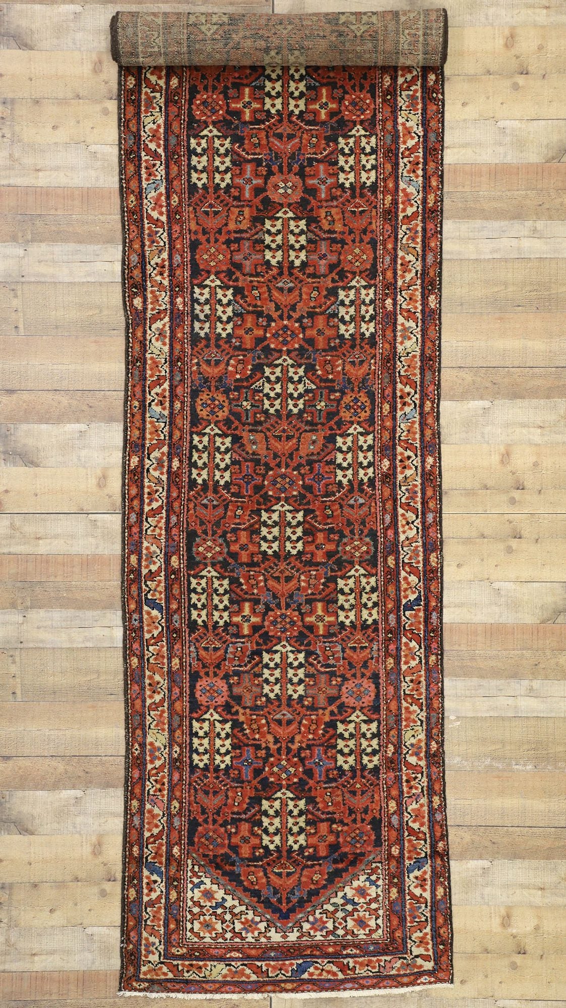 3 x 16 Antique Persian Malayer Rug 76381