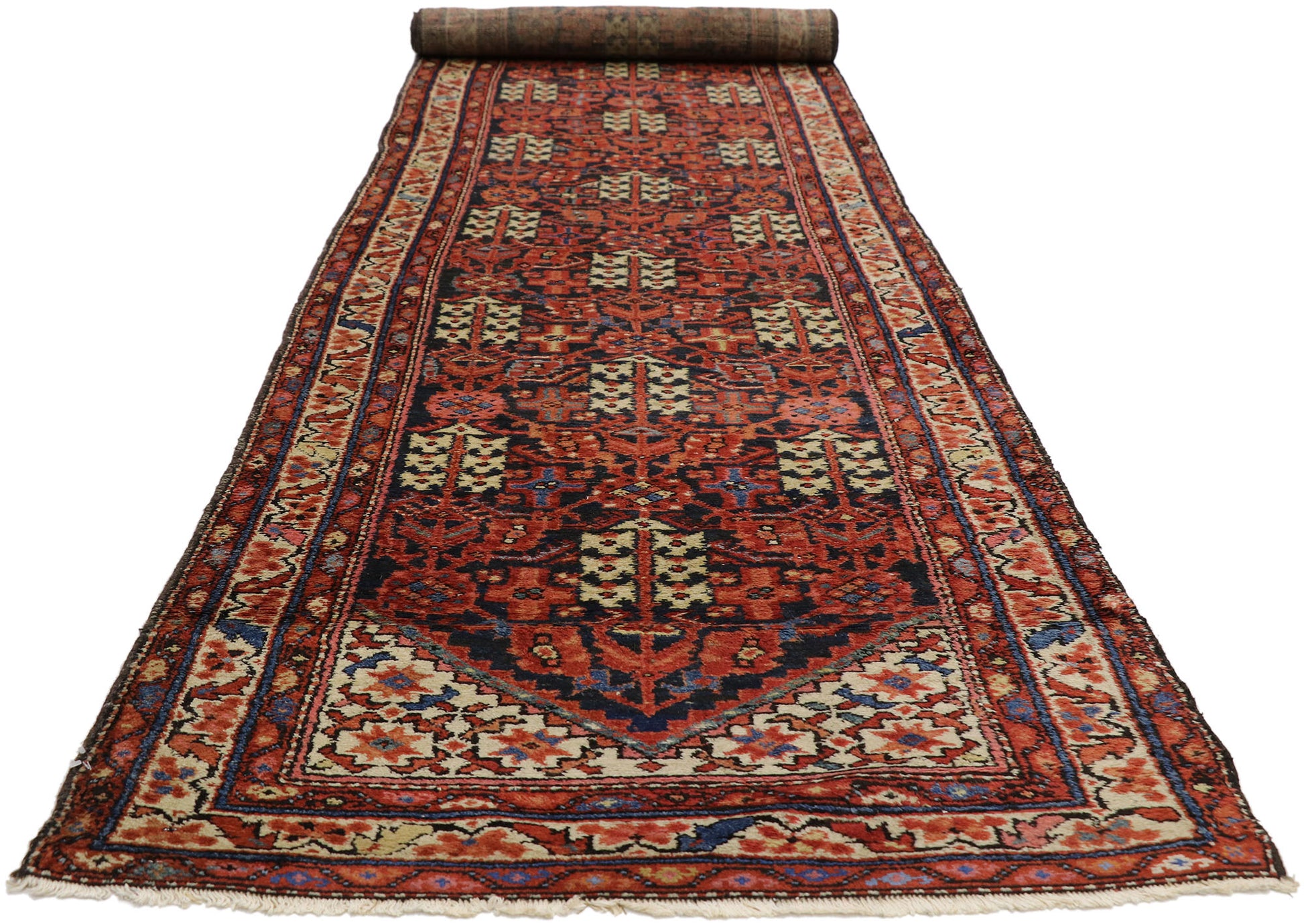 3 x 16 Antique Persian Malayer Rug 76381