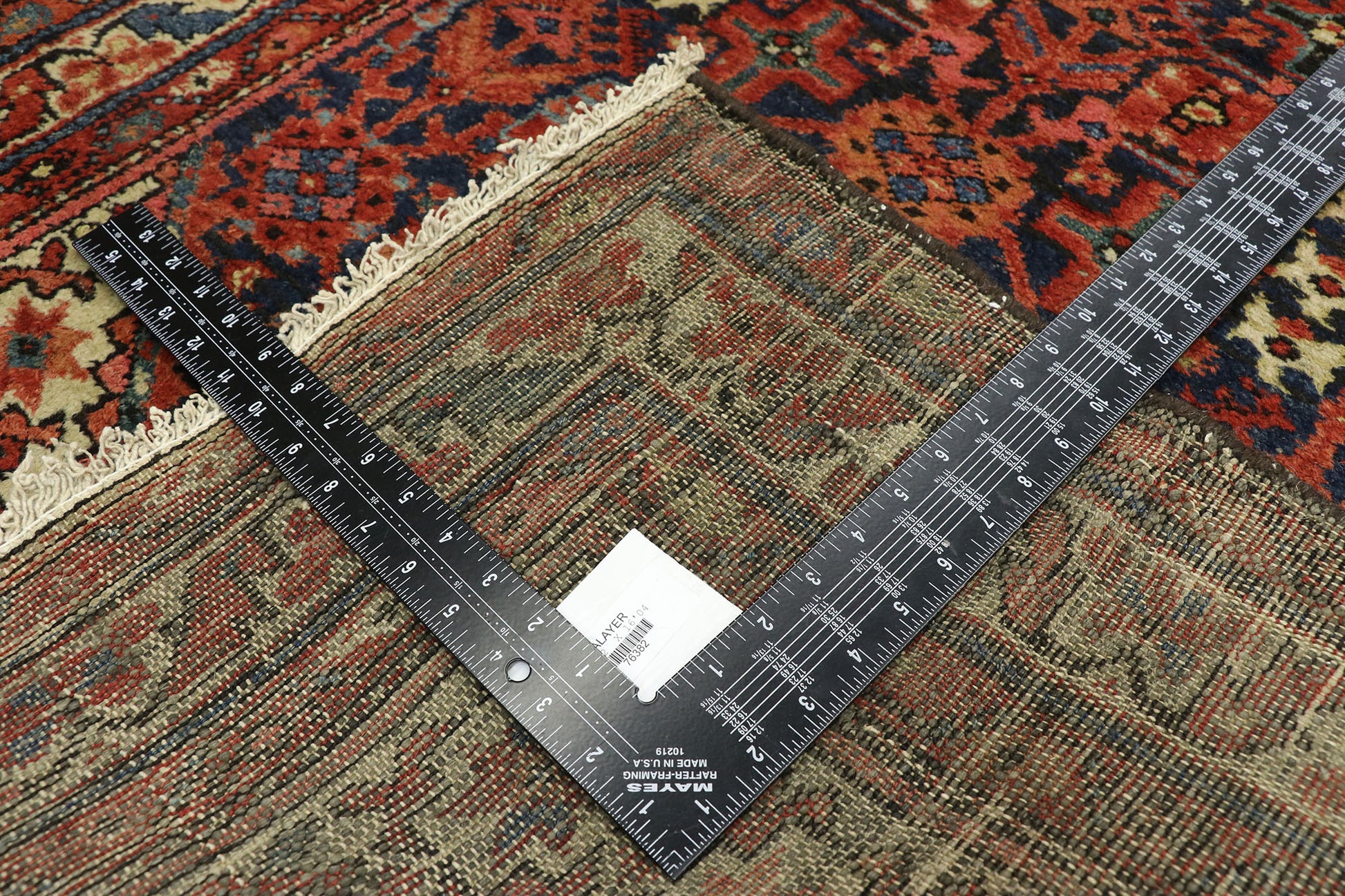 3 x 16 Antique Persian Malayer Rug 76382