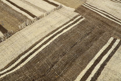 14 x 17 Vintage Persian Mazandaran Kilim Rug 76395