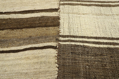 14 x 17 Vintage Persian Mazandaran Kilim Rug 76395
