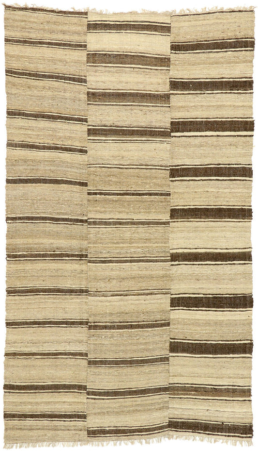 7 x 13 Vintage Persian Mazandaran Kilim Rug 76398
