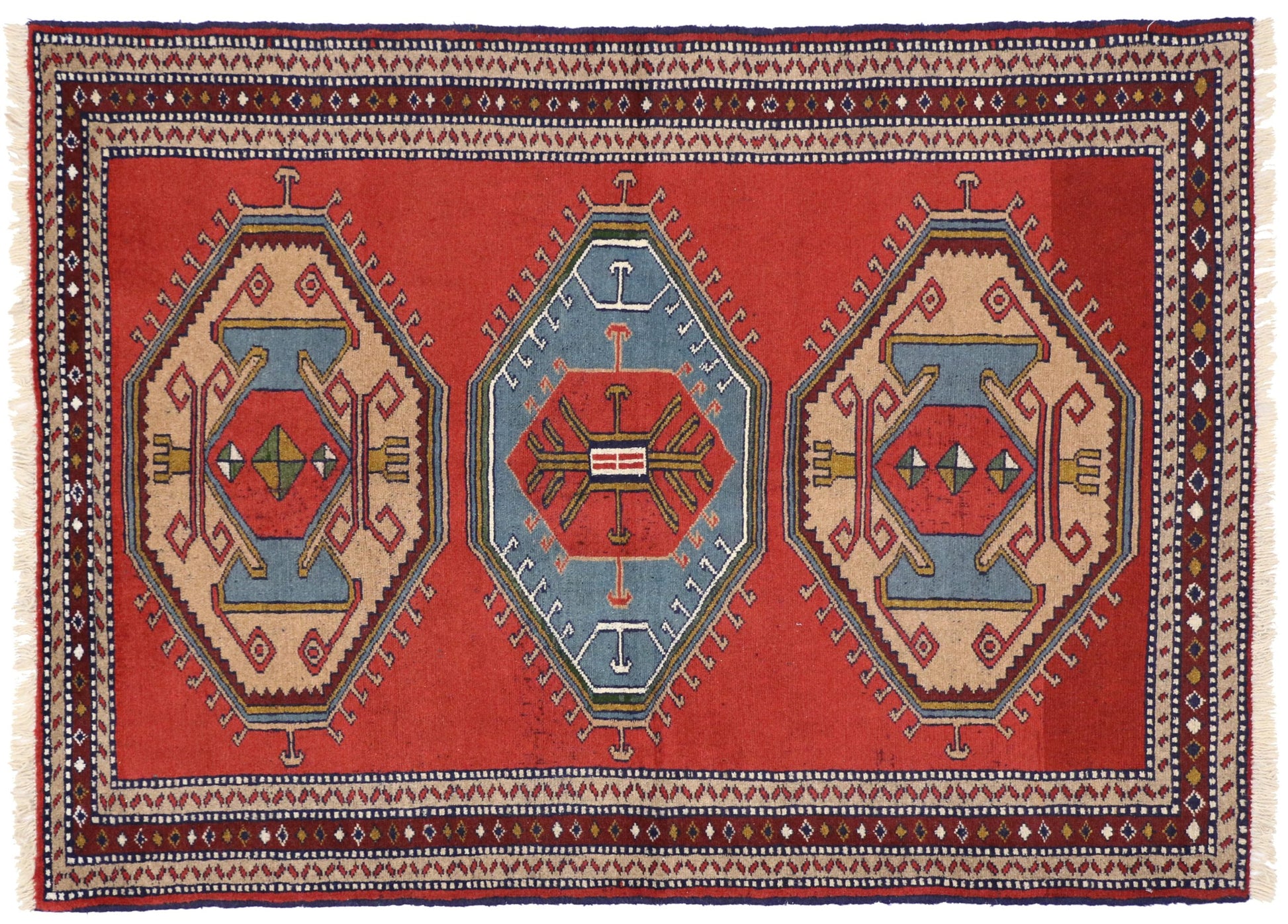 4 x 6 Vintage Shiraz Rug 76400