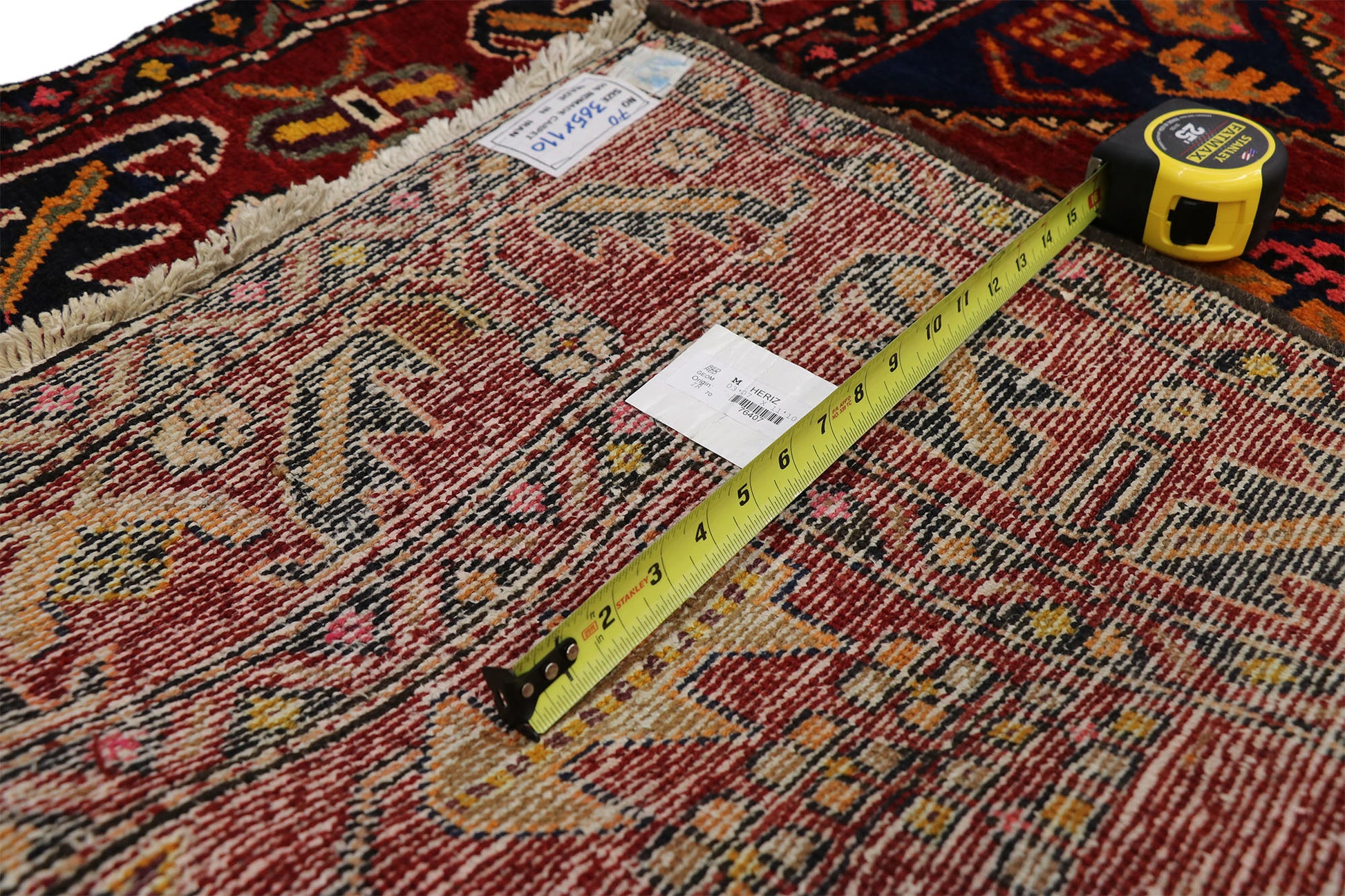 4 x 12 Vintage Persian Heriz Runner 76407