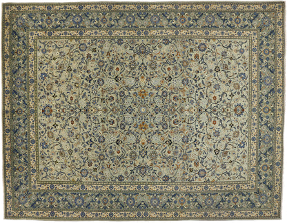 10 x 13 Vintage Kashan Rug 76408