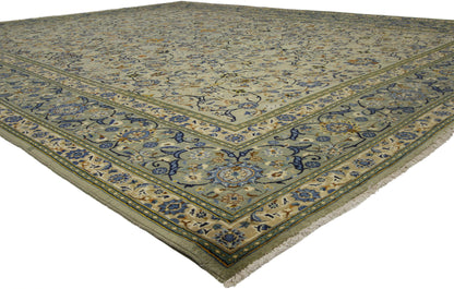 10 x 13 Vintage Kashan Rug 76408