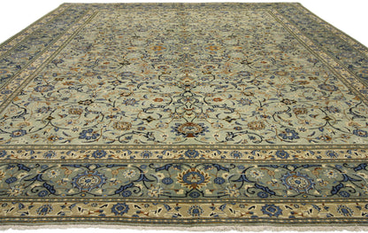 10 x 13 Vintage Kashan Rug 76408