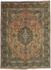 10 x 13 Rust Vintage Persian Khorassan Rug 76411