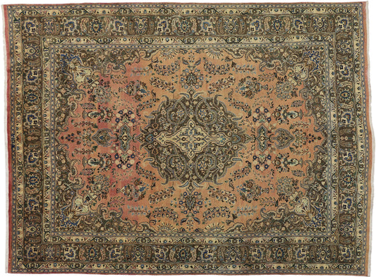 10 x 13 Vintage Persian Khorassan Rug 76411