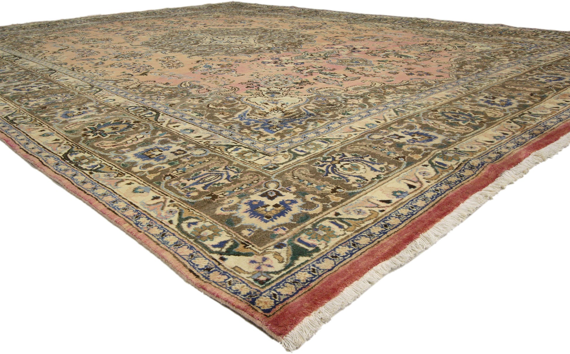 10 x 13 Vintage Persian Khorassan Rug 76411