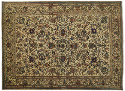 9 x 13 Vintage Persian Tabriz Rug 76412