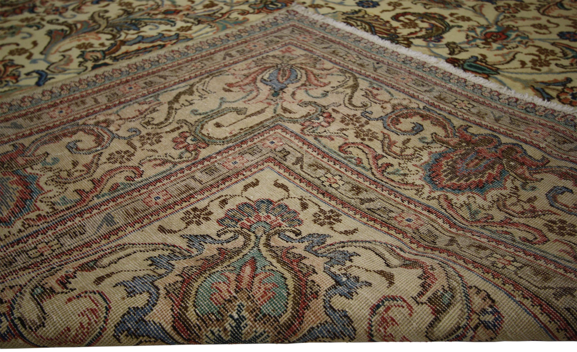 9 x 13 Vintage Persian Tabriz Rug 76412