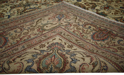 9 x 13 Vintage Persian Tabriz Rug 76412