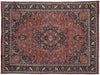 10 x 13 Vintage Persian Mashhad Rug 76419