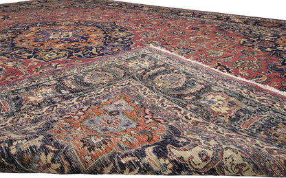 10 x 13 Vintage Persian Mashhad Rug 76419