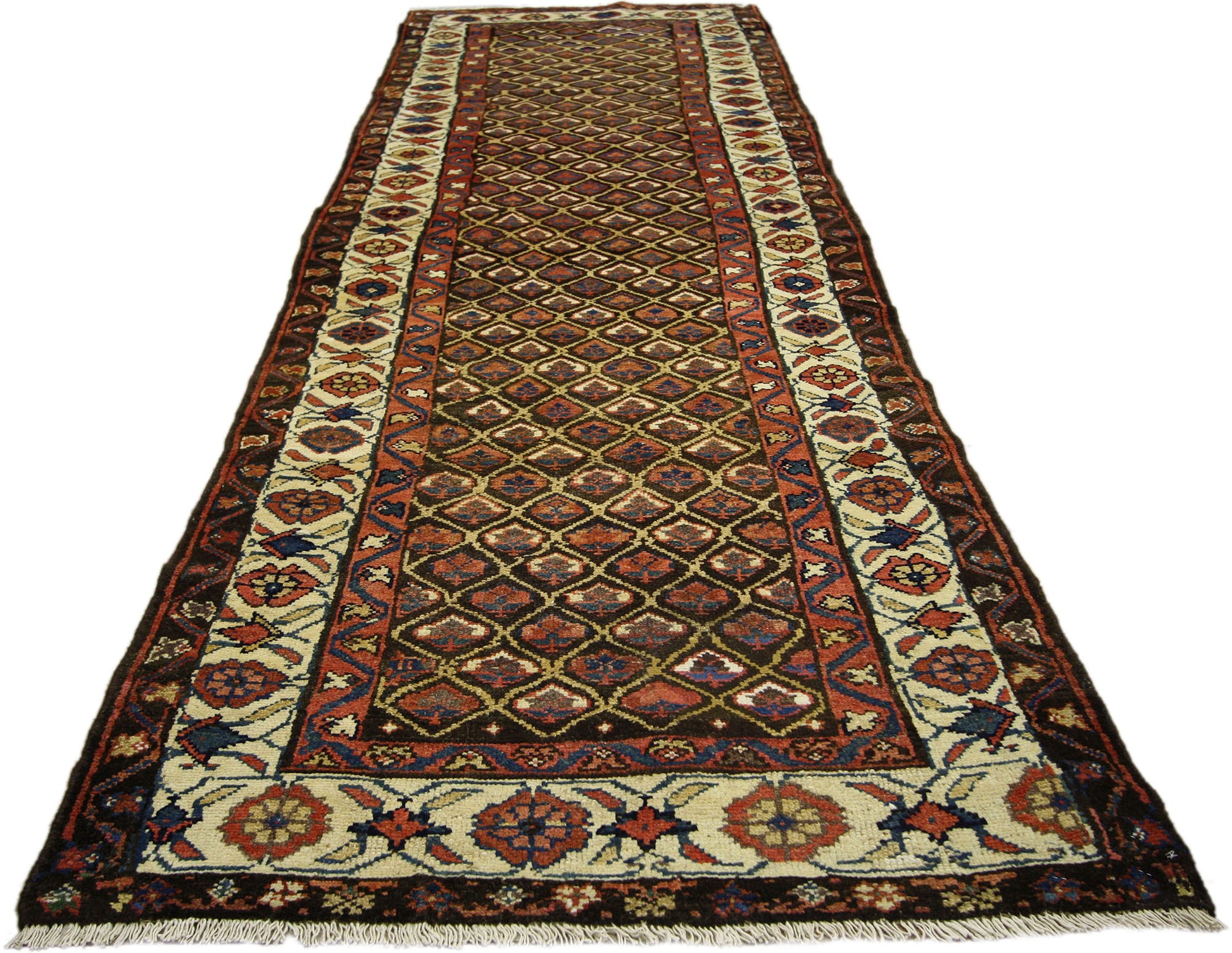 3 x 10 Antique Hamadan Rug 76424