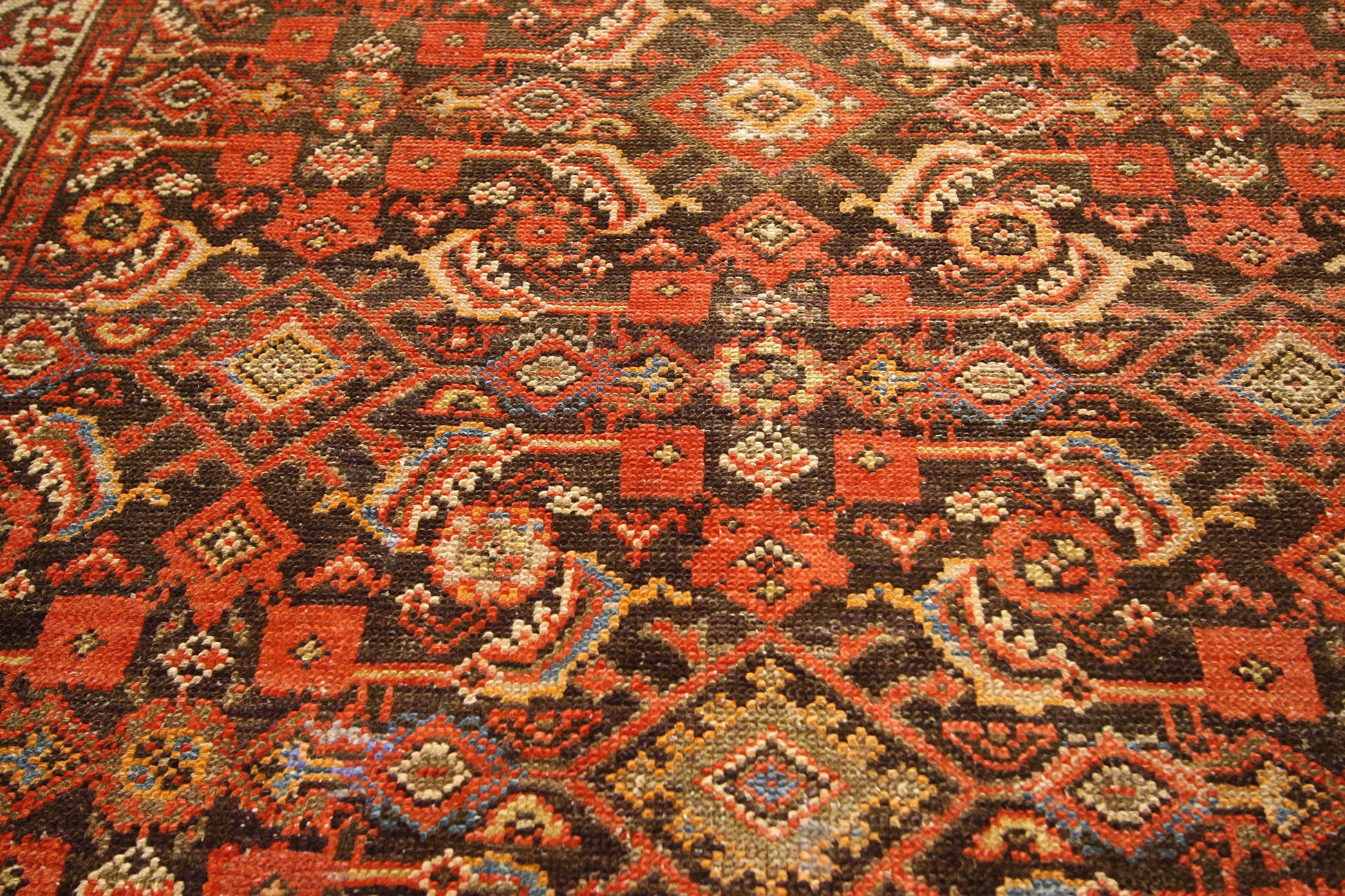 4 x 11 Vintage Persian Malayer Rug 76427