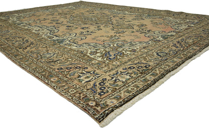 8 x 10 Vintage Persian Tabriz Rug 76435