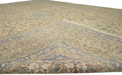 10 x 13 Vintage Kashan Rug 76436