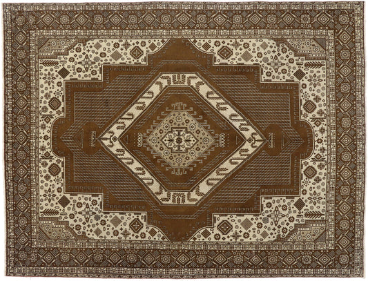 10 x 13 Vintage Persian Tabriz Rug 76439