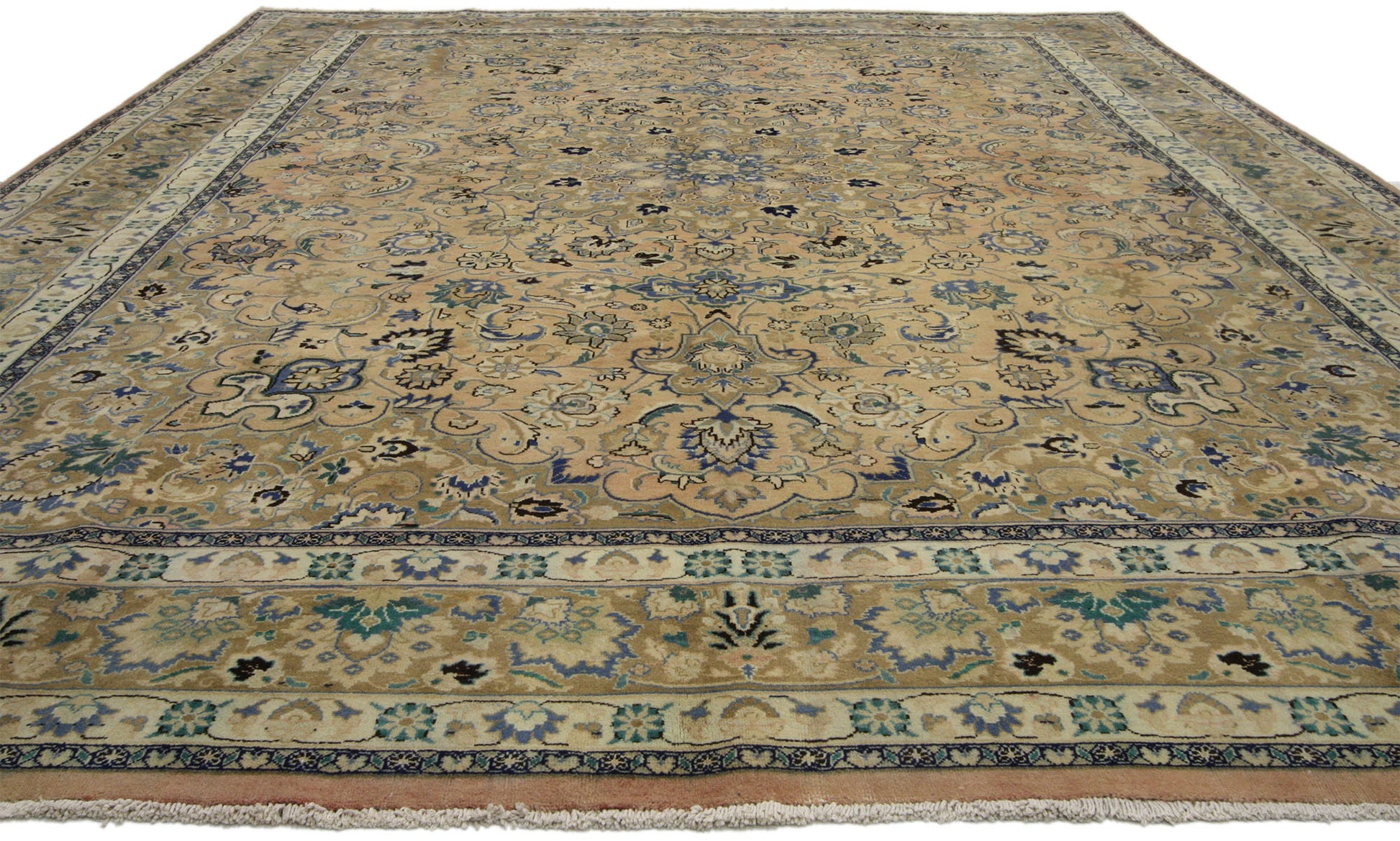 10 x 13 Vintage Persian Khorassan Rug 76440