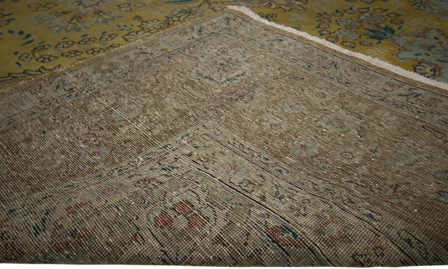 10 x 13 Vintage Tabriz Rug 76441
