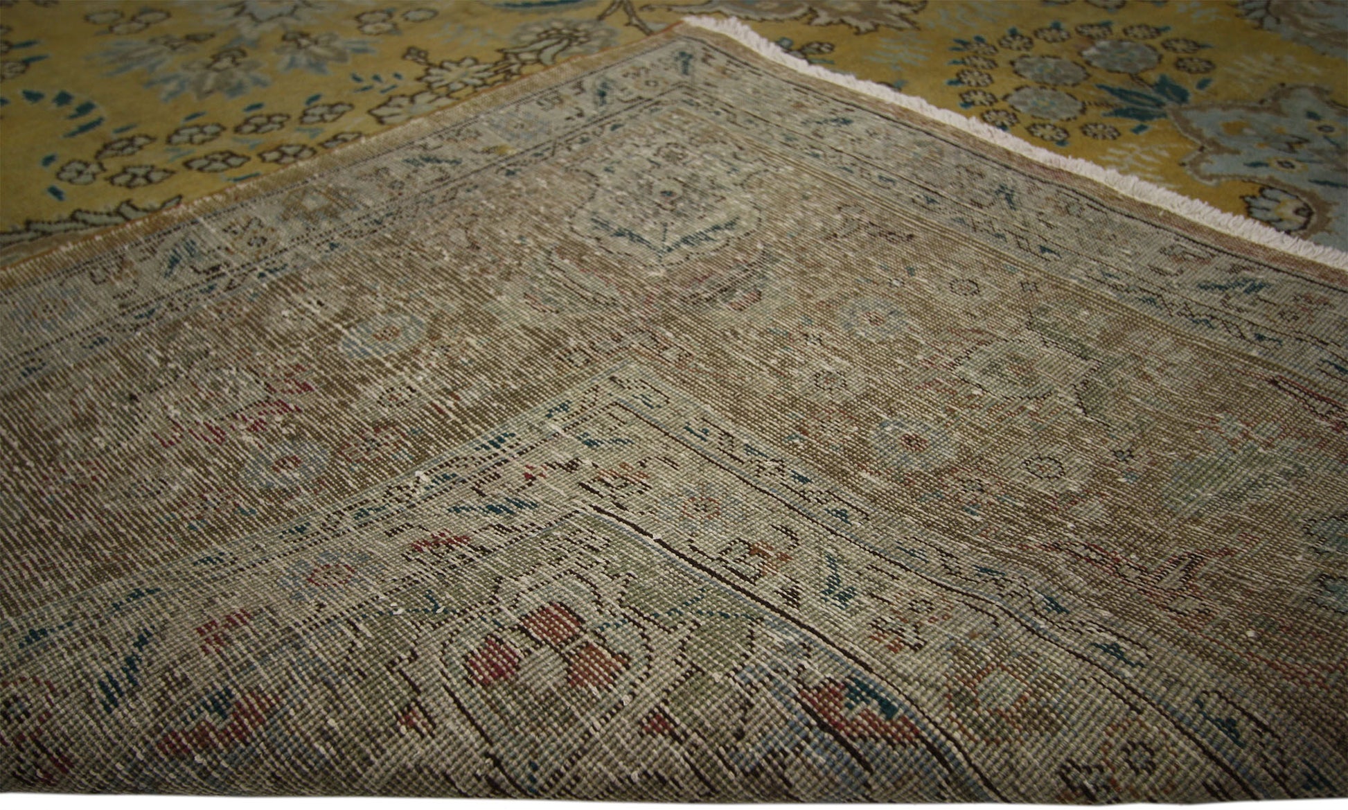10 x 13 Vintage Tabriz Rug 76441