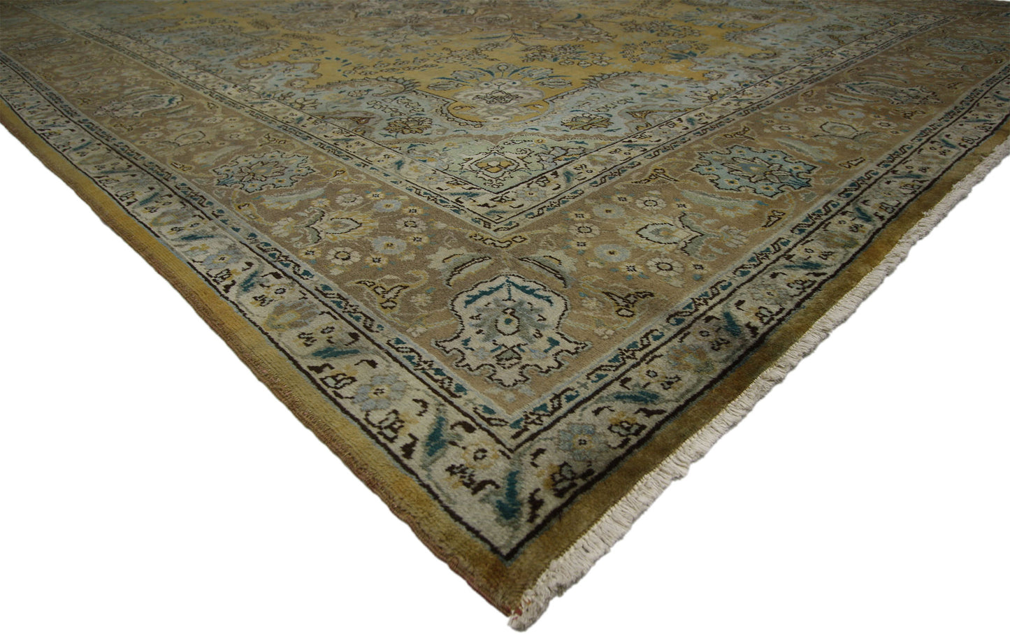 10 x 13 Vintage Tabriz Rug 76441